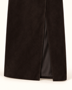 Valentina Suede Midi Skirt