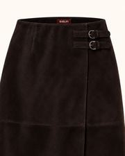Valentina Suede Midi Skirt
