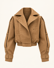 Siena Croco Embossed Trench Jacket