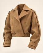 Siena Croco Embossed Trench Jacket