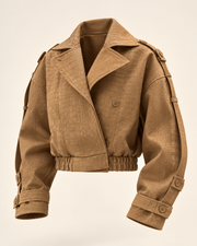 Siena Croco Embossed Trench Jacket
