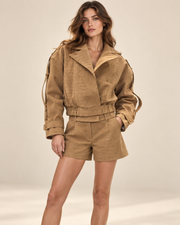 The Siena Embossed Shorts