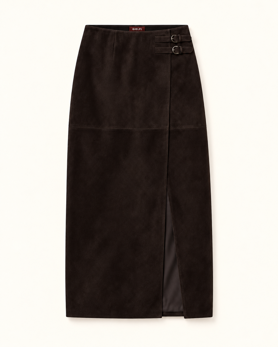 Valentina Suede Midi Skirt