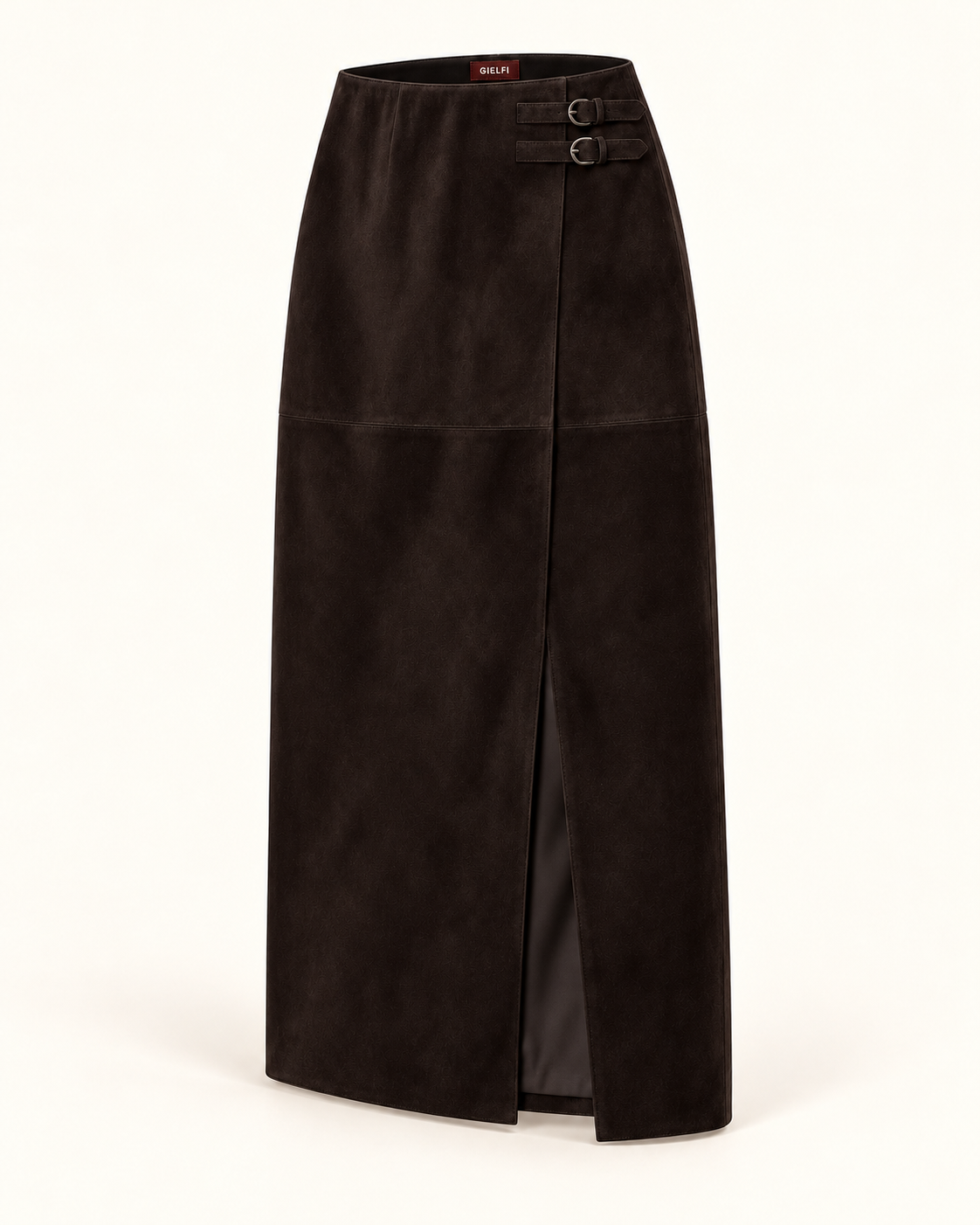 Valentina Suede Midi Skirt