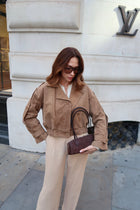 Siena Croco Embossed Trench Jacket