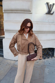 Siena Croco Embossed Trench Jacket