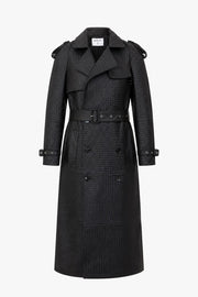 GIELFI Intrecciato Trench Coat